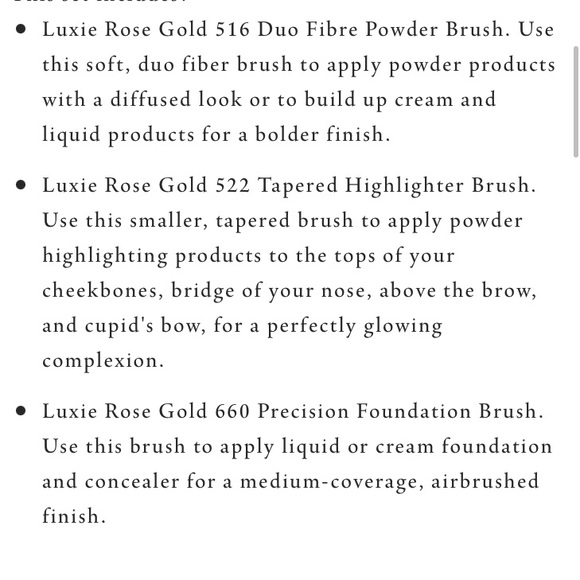 NWT Luxie BC Classic Face Set - Picture 7 of 7